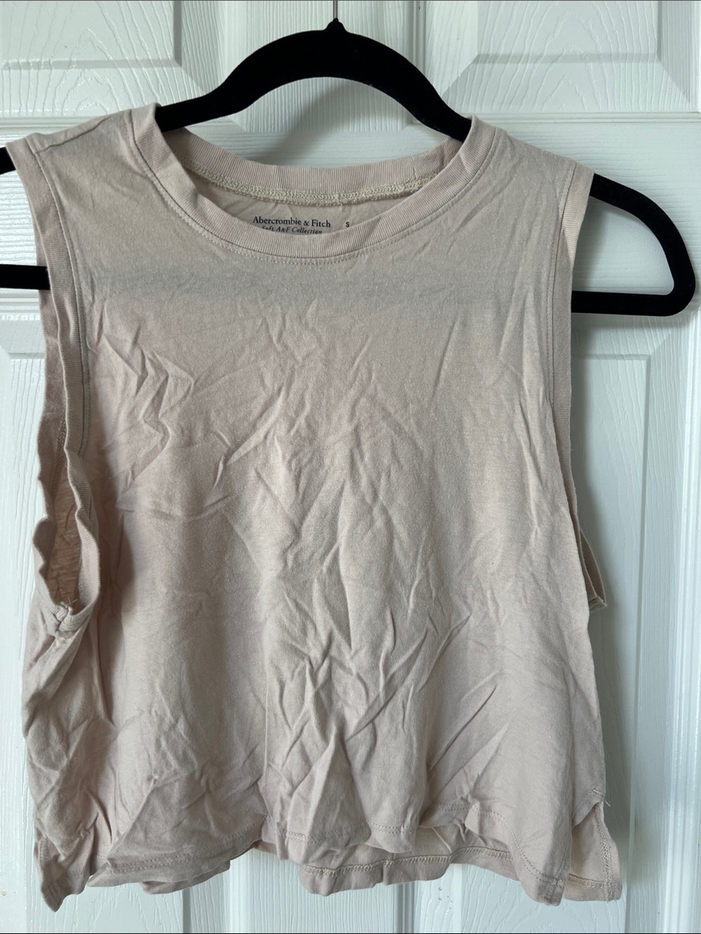 Abercrombie & Fitch Women's Tank Top - Pale Beige, Size S